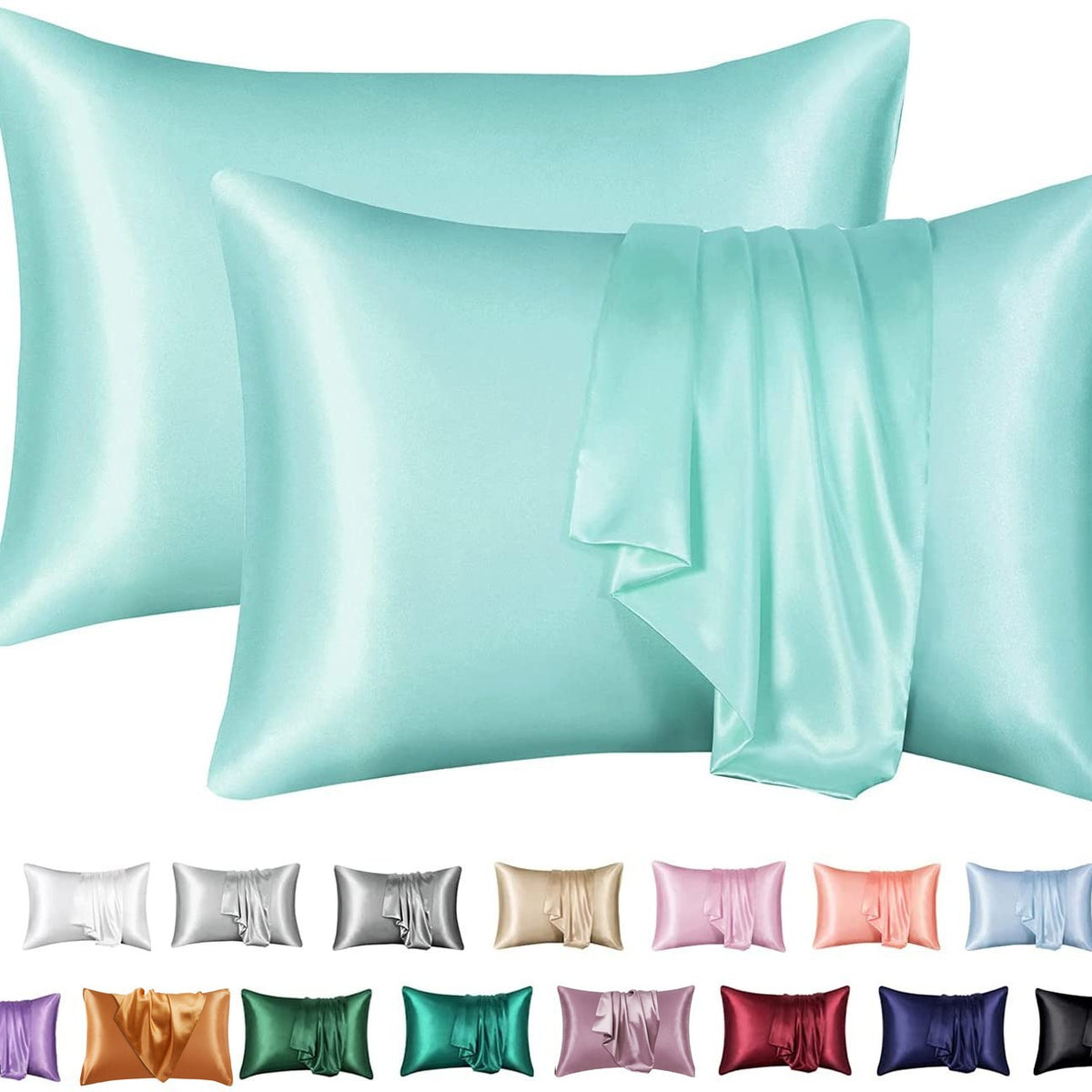 Silk-Feel Pillowcase