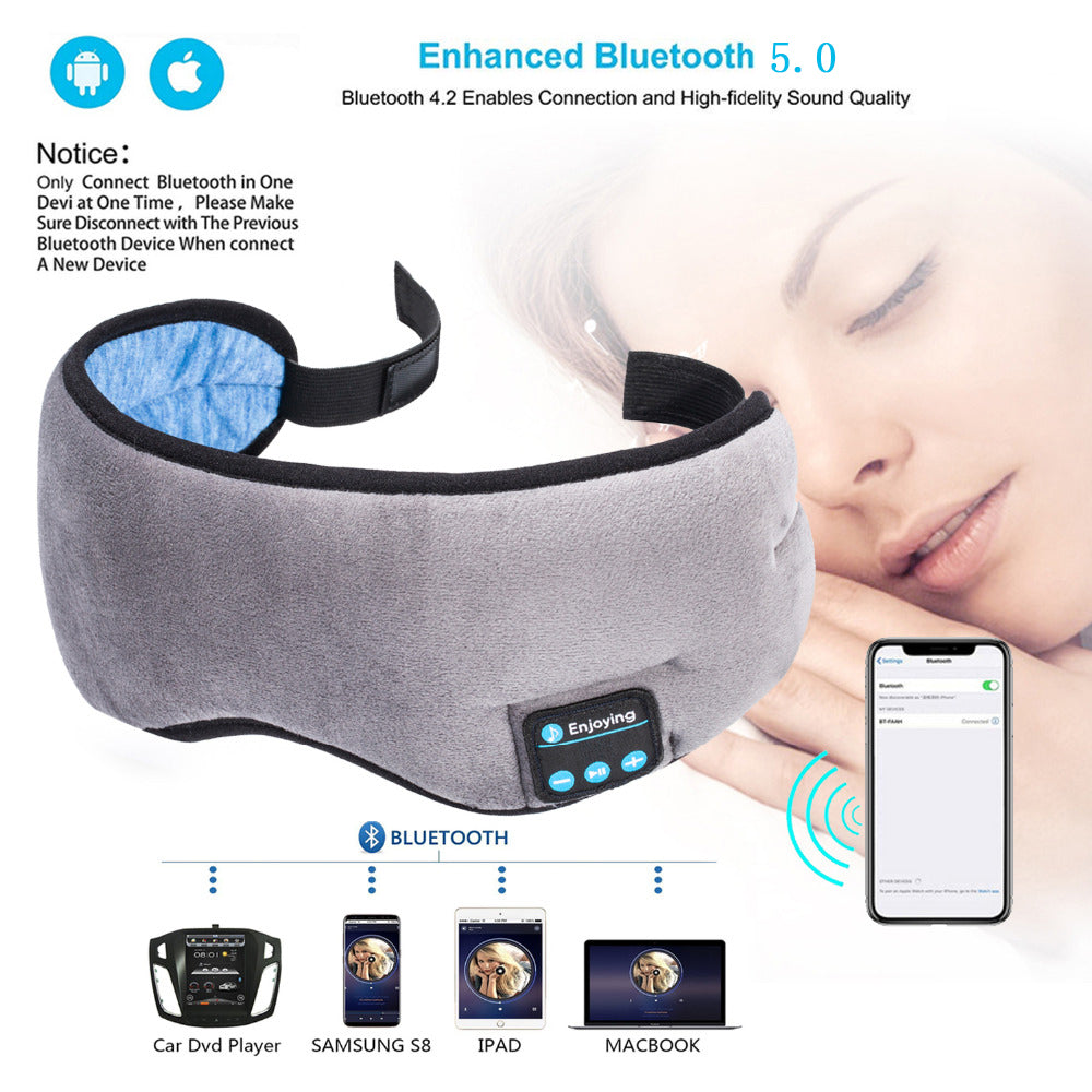 Bluetooth Sleep Mask with Built-in Headphones