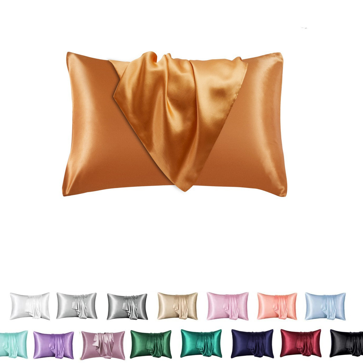 Silk-Feel Pillowcase