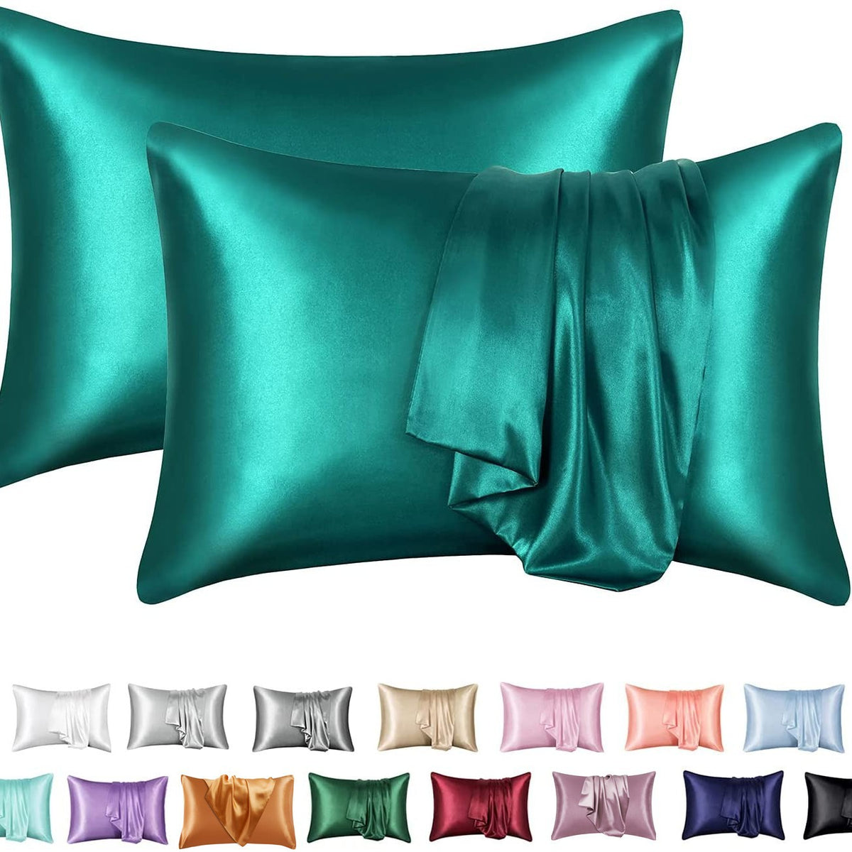 Silk-Feel Pillowcase