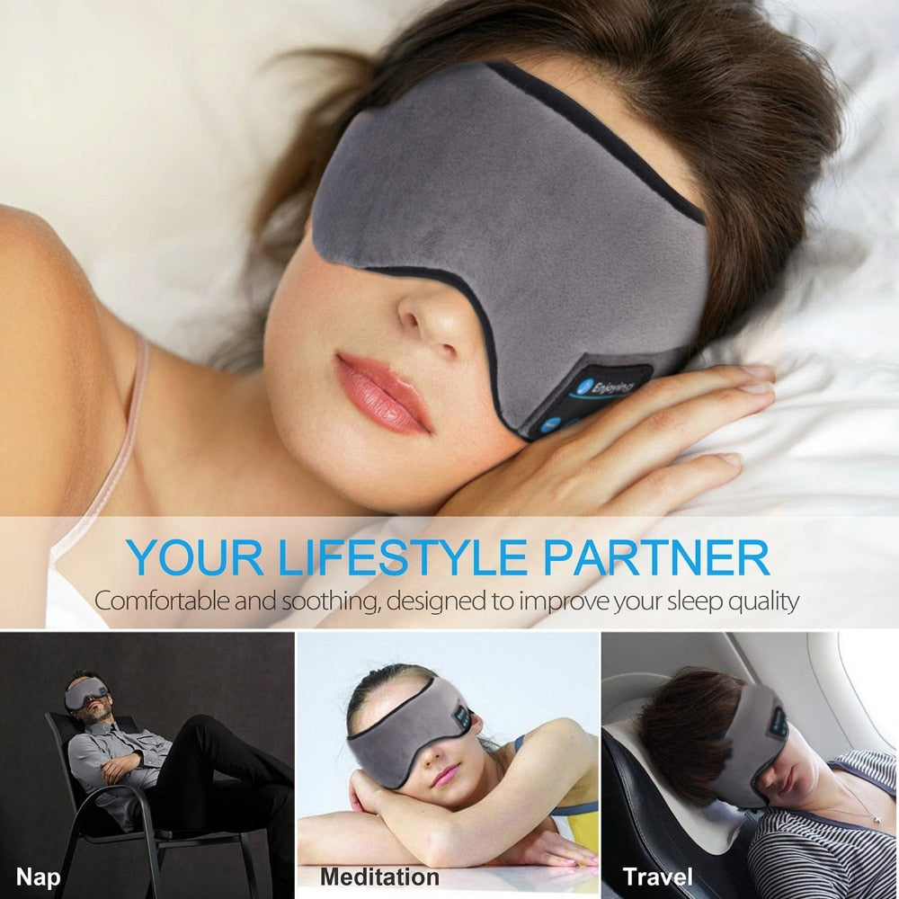 Bluetooth Sleep Mask with Built-in Headphones