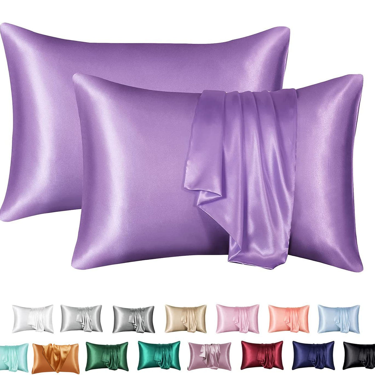 Silk-Feel Pillowcase