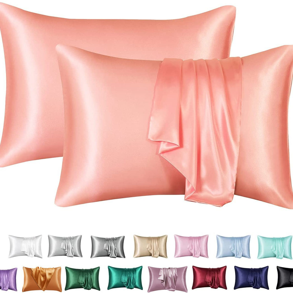 Silk-Feel Pillowcase