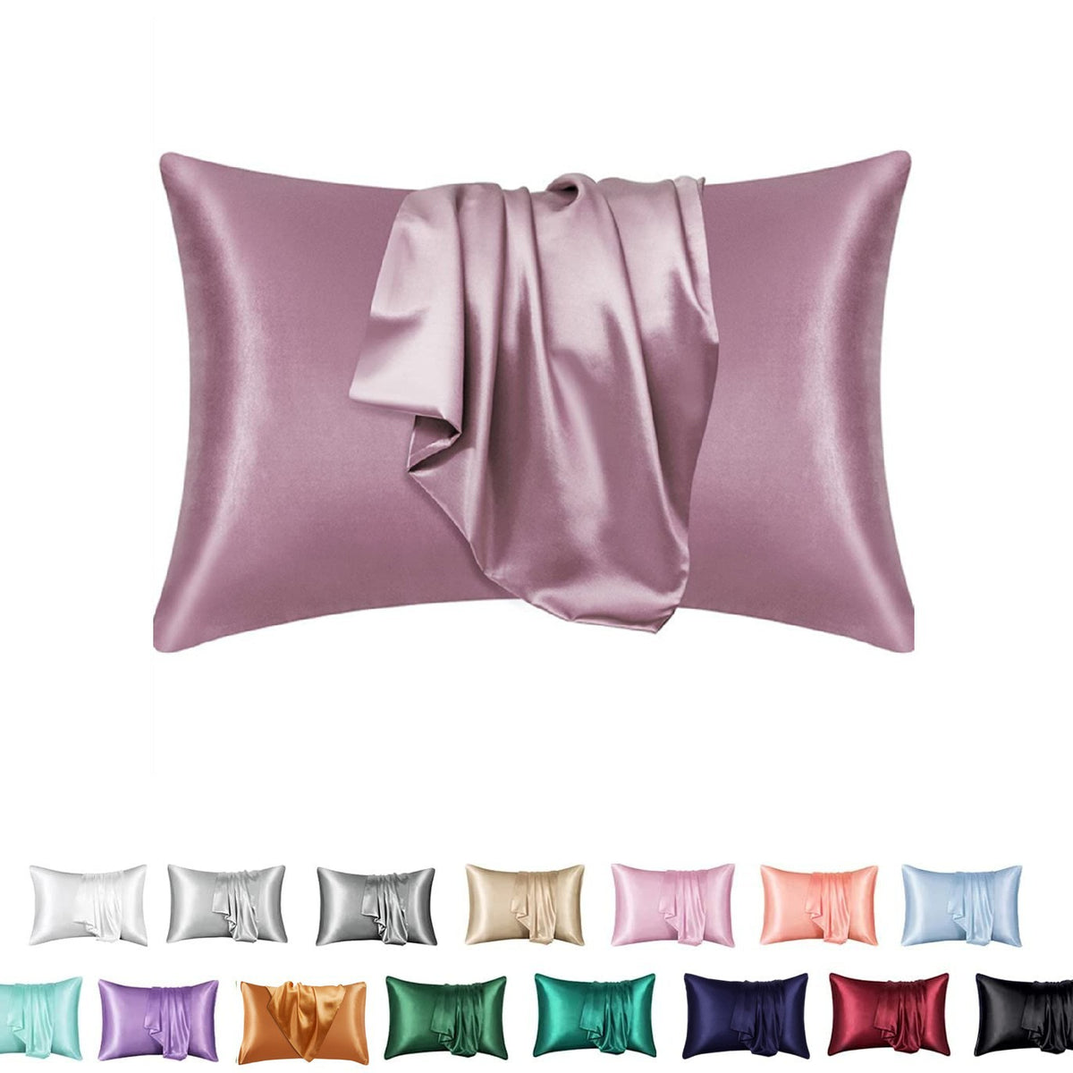 Silk-Feel Pillowcase