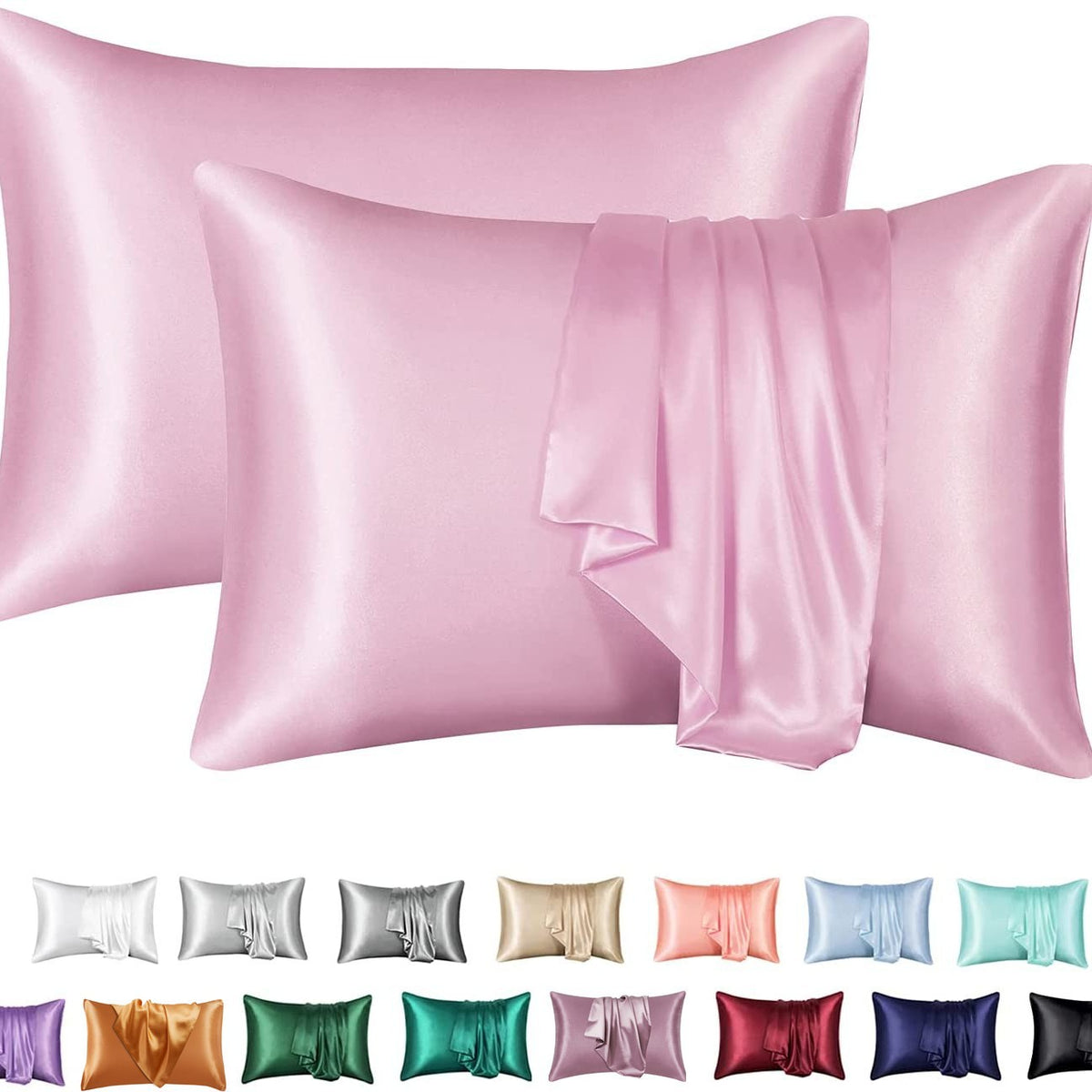 Silk-Feel Pillowcase