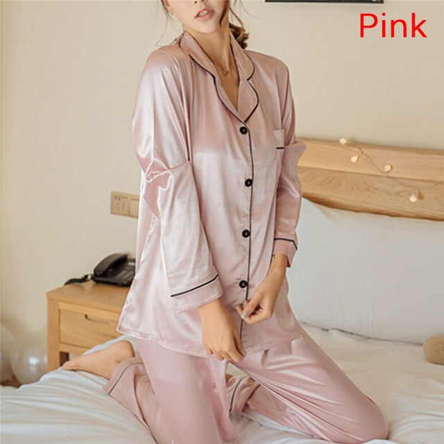 Silk Satin Pajama Set