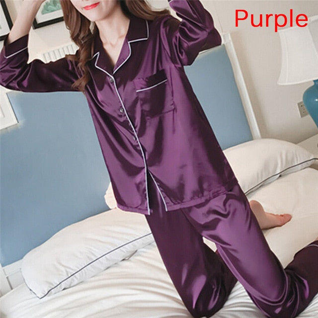 Silk Satin Pajama Set