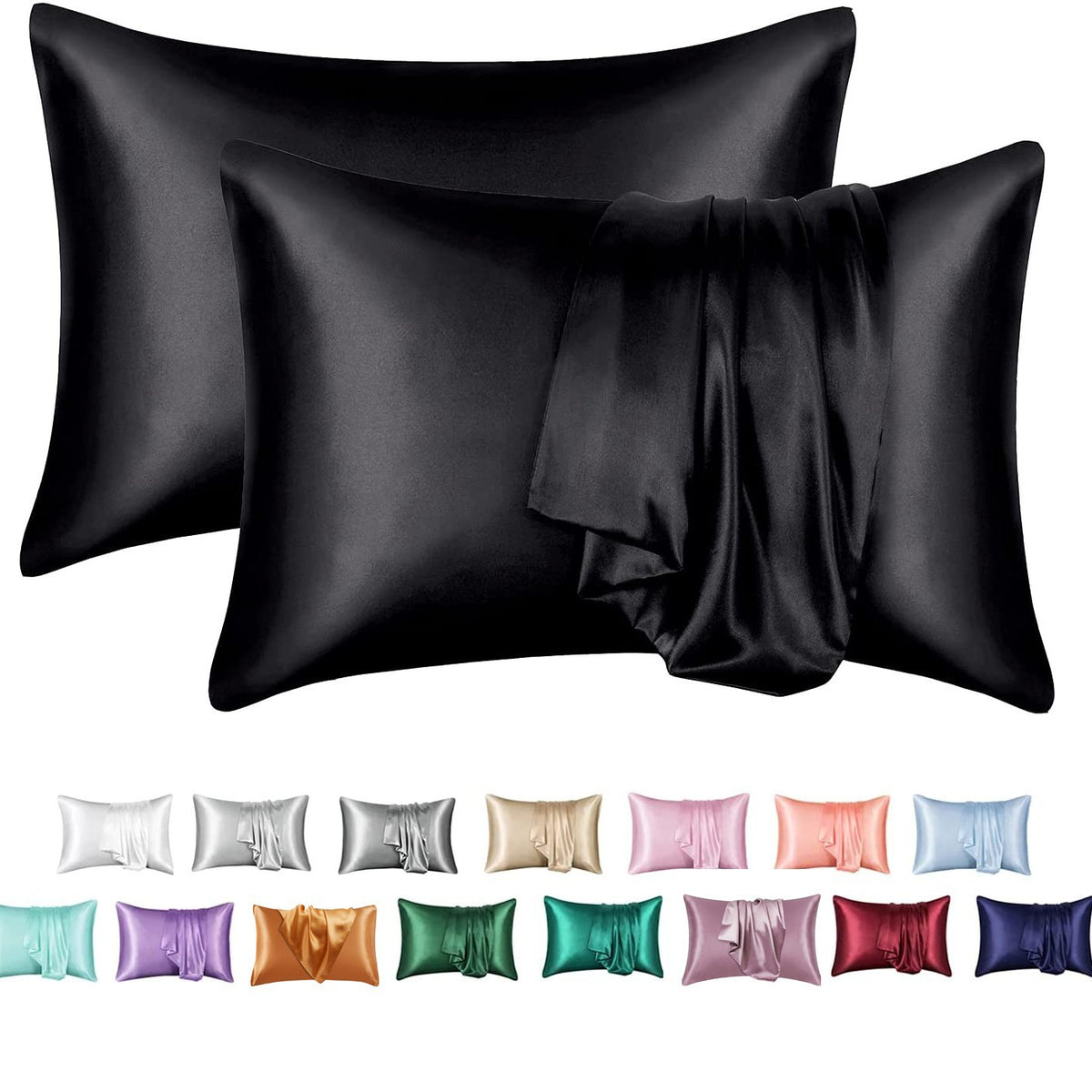 Silk-Feel Pillowcase