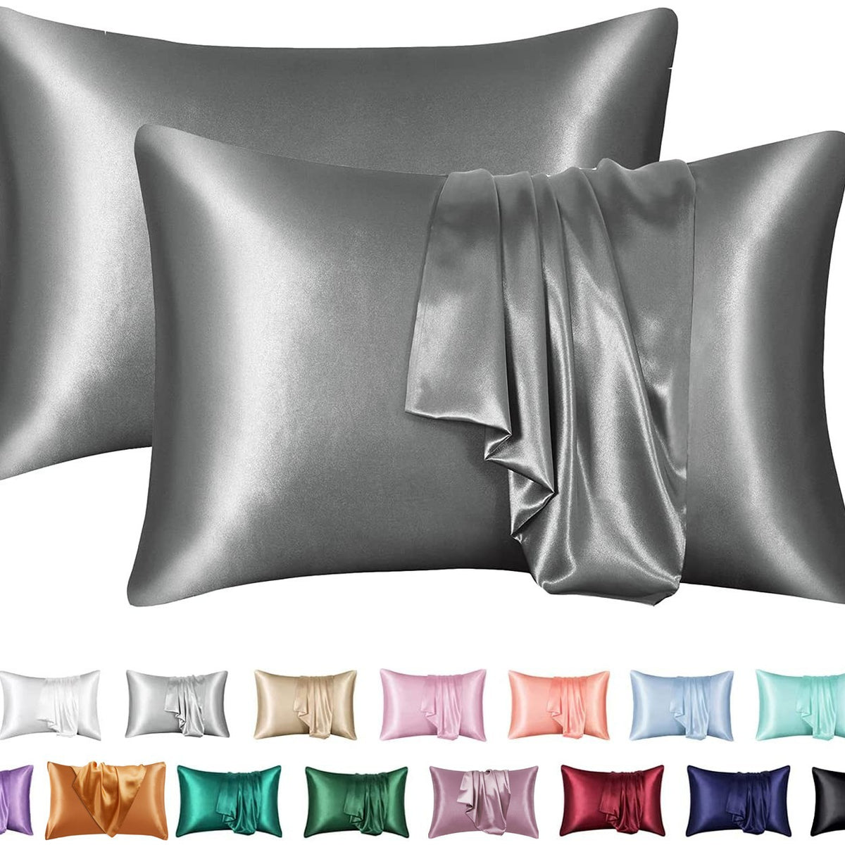 Silk-Feel Pillowcase