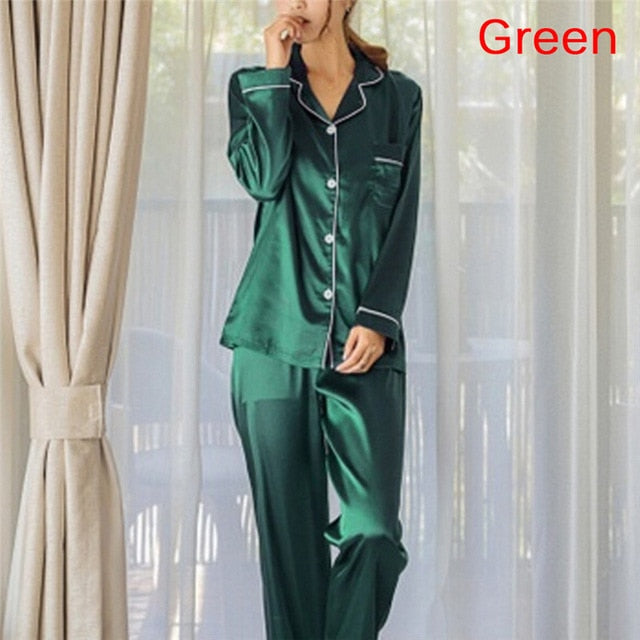 Silk Satin Pajama Set